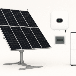 3kW On-Grid Solar System – Single Phase Bifacial TOPCon DCR Panels | Dual Axis Tracker | Hybrid Ready