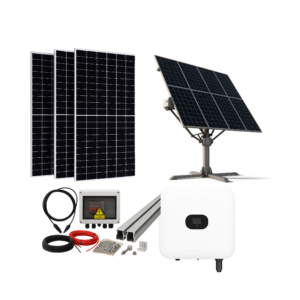 5kW On-Grid Solar System Bifacial TOPCon DCR Panels | Dual Axis Tracker | Hybrid Ready